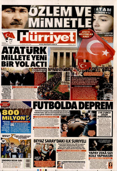 HÜRRİYET 11 Kasım 2025 gazete manşeti