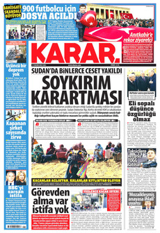 KARAR 11 Kasım 2025 gazete manşeti