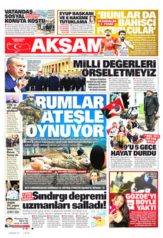 AKŞAM 11 Kasım 2025 gazete manşeti