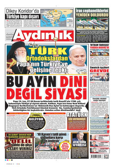 AYDINLIK GAZETESİ 11 Kasım 2025 gazete manşeti