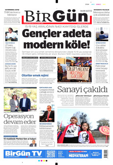 BİRGÜN 11 Kasım 2025 gazete manşeti
