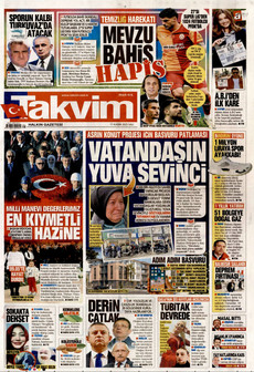 TAKVİM 11 Kasım 2025 gazete manşeti