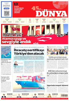 DÜNYA 11 Kasım 2025 gazete manşeti