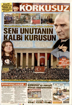 KORKUSUZ 11 Kasım 2025 gazete manşeti