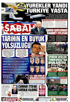 SABAH 12 Kasım 2025 gazete manşeti