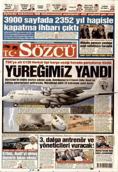 SÖZCÜ 12 Kasım 2025 gazete manşeti