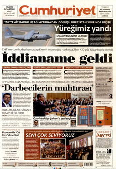 CUMHURİYET 12 Kasım 2025 gazete manşeti