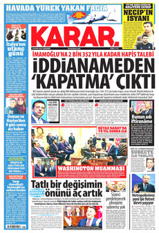 KARAR 12 Kasım 2025 gazete manşeti