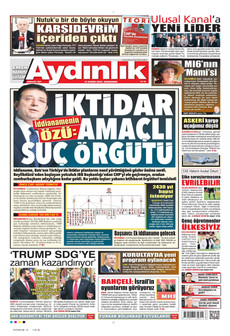 AYDINLIK GAZETESİ 12 Kasım 2025 gazete manşeti