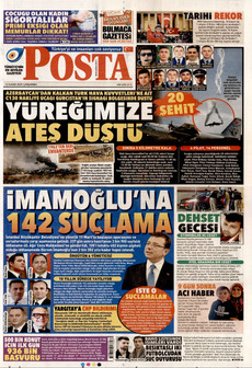 POSTA 12 Kasım 2025 gazete manşeti