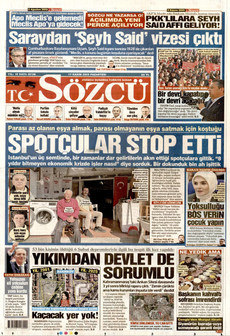 SÖZCÜ 17 Kasım 2025 gazete manşeti