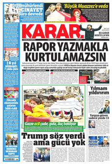KARAR 17 Kasım 2025 gazete manşeti