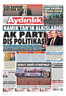 AYDINLIK GAZETESİ 17 Kasım 2025 gazete manşeti