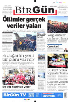 BİRGÜN 17 Kasım 2025 gazete manşeti