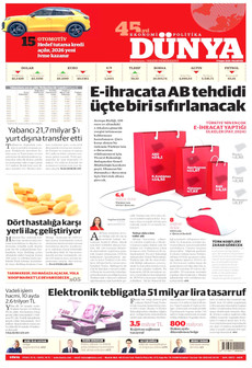 DÜNYA 17 Kasım 2025 gazete manşeti