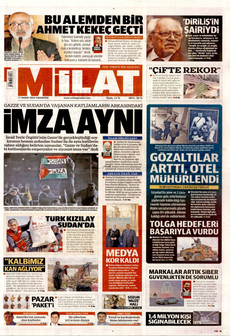 MİLAT 17 Kasım 2025 gazete manşeti