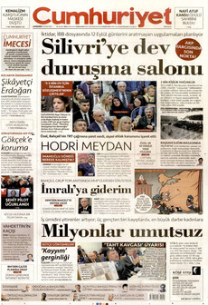 CUMHURİYET 19 Kasım 2025 gazete manşeti