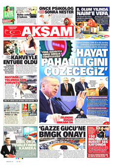 AKŞAM 19 Kasım 2025 gazete manşeti