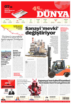 DÜNYA 19 Kasım 2025 gazete manşeti
