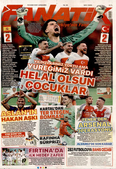 FANATİK 19 Kasım 2025 gazete manşeti