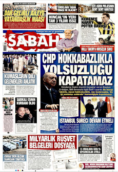 SABAH 20 Kasım 2025 gazete manşeti