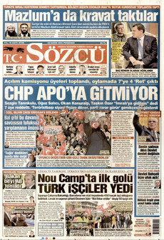 SÖZCÜ 20 Kasım 2025 gazete manşeti
