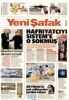 YENİ ŞAFAK 20 Kasım 2025 gazete manşeti