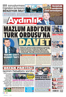 AYDINLIK GAZETESİ 20 Kasım 2025 gazete manşeti
