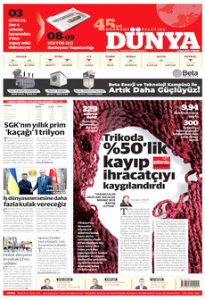DÜNYA 20 Kasım 2025 gazete manşeti