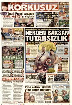 KORKUSUZ 20 Kasım 2025 gazete manşeti