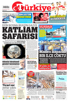 TÜRKİYE GAZETESİ 21 Kasım 2025 gazete manşeti