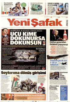 YENİ ŞAFAK 21 Kasım 2025 gazete manşeti