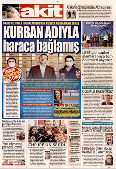 YENİ AKİT 21 Kasım 2025 gazete manşeti