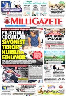 MİLLİ GAZETE 21 Kasım 2025 gazete manşeti
