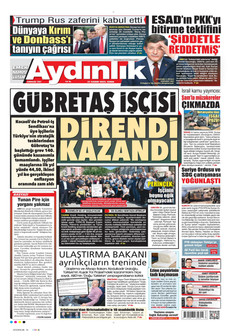 AYDINLIK GAZETESİ 21 Kasım 2025 gazete manşeti