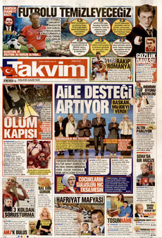 TAKVİM 21 Kasım 2025 gazete manşeti