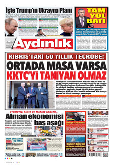 AYDINLIK GAZETESİ 22 Kasım 2025 gazete manşeti