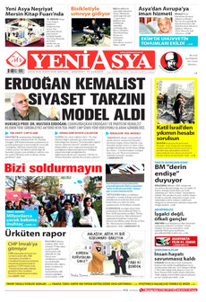 YENİ ASYA 22 Kasım 2025 gazete manşeti