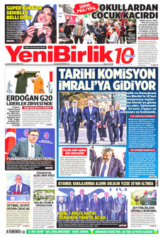 YENİBİRLİK 22 Kasım 2025 gazete manşeti