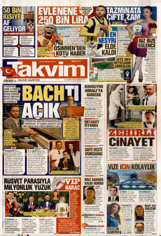 TAKVİM 22 Kasım 2025 gazete manşeti