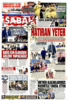 SABAH 24 Kasım 2025 gazete manşeti