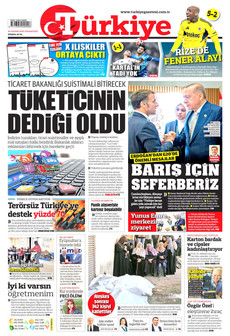 TÜRKİYE GAZETESİ 24 Kasım 2025 gazete manşeti