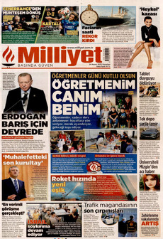 MİLLİYET 24 Kasım 2025 gazete manşeti
