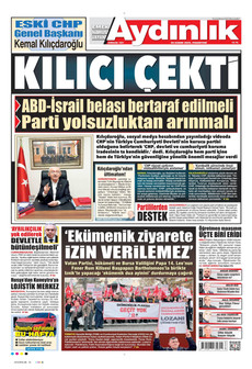 AYDINLIK GAZETESİ 24 Kasım 2025 gazete manşeti