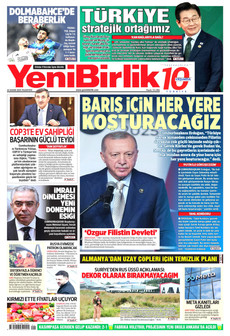 YENİBİRLİK 24 Kasım 2025 gazete manşeti