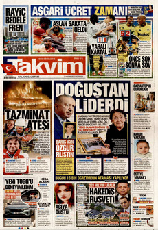 TAKVİM 24 Kasım 2025 gazete manşeti