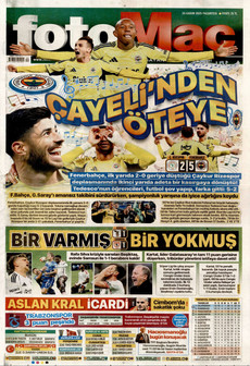 FOTOMAÇ 24 Kasım 2025 gazete manşeti