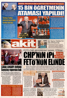 YENİ AKİT 25 Kasım 2025 gazete manşeti
