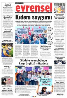 EVRENSEL 25 Kasım 2025 gazete manşeti