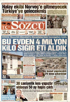 SÖZCÜ 27 Kasım 2025 gazete manşeti